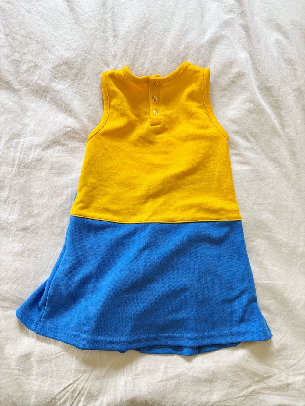 LA Chargers Toddler Pleated Cheerleader Dress size 4T - Picture 2 of 6